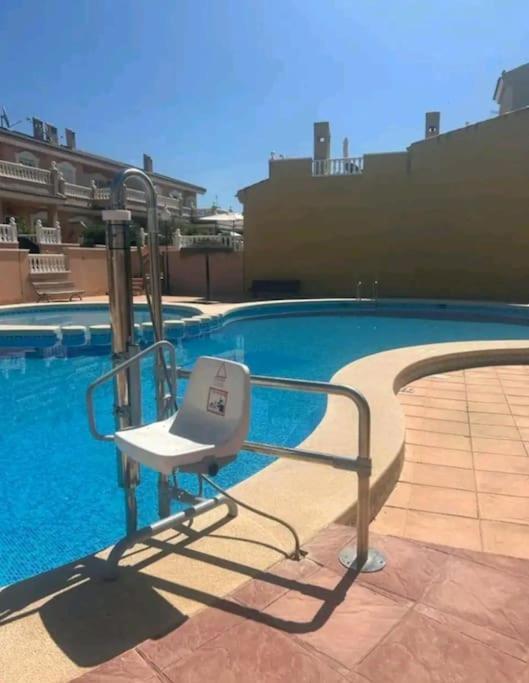 Bungalow Adaptado, Terraza Muy Grande Y Soleada. Гран-Алакант Экстерьер фото